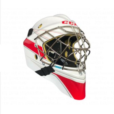 BRANKÁŘSKÁ MASKA CCM AXIS A1.5 JR WHITE-RED